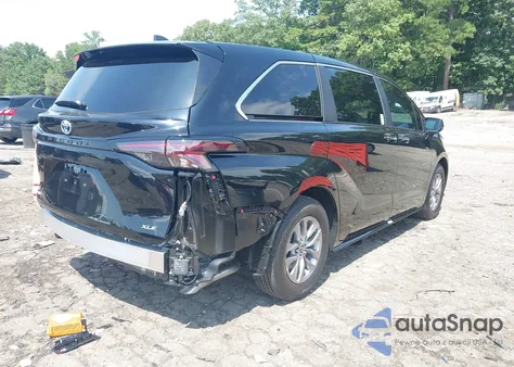 2025 Toyota Sienna Xle из США, поврежденный, VIN 5TDYSKFC2SS186358